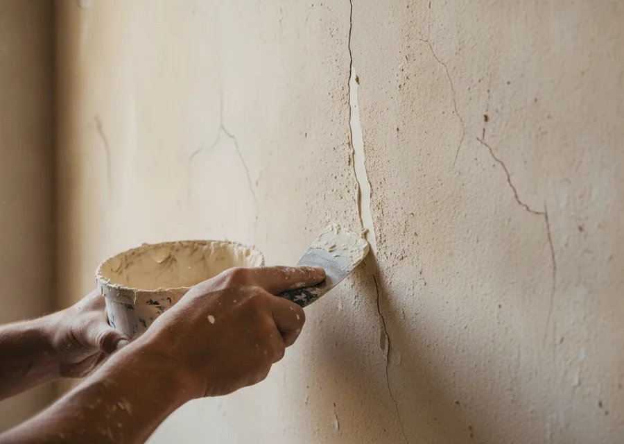 Travaux de peinture sur une maison en Gironde — illustration